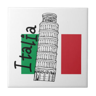 Carreau Un contact de l'Italie