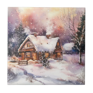 Carreau Un cottage cosy en hiver