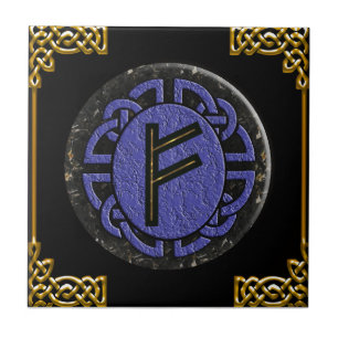 Carreau un futhark plus ancien de "fehu"