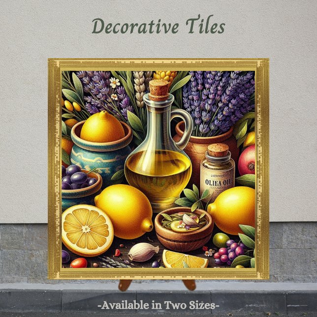 Carreau Un goût d'Italie, Carrelage par Carrelage (Italian inspired decorative tile. Perfect tile to display in the kitchen.)