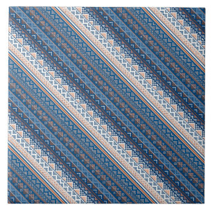 Carreau Un joli motif ukrainien décoratif