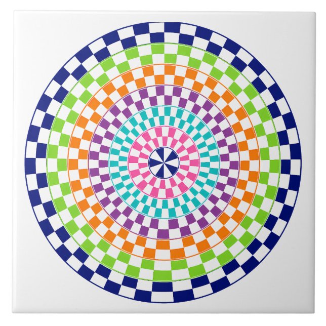 Carreau Un mandala (Devant)