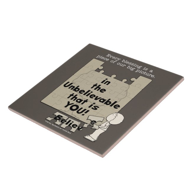 Carreau Un morceau de la grande image (Côté)