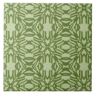 Carreau Un motif classique couleur verte vive