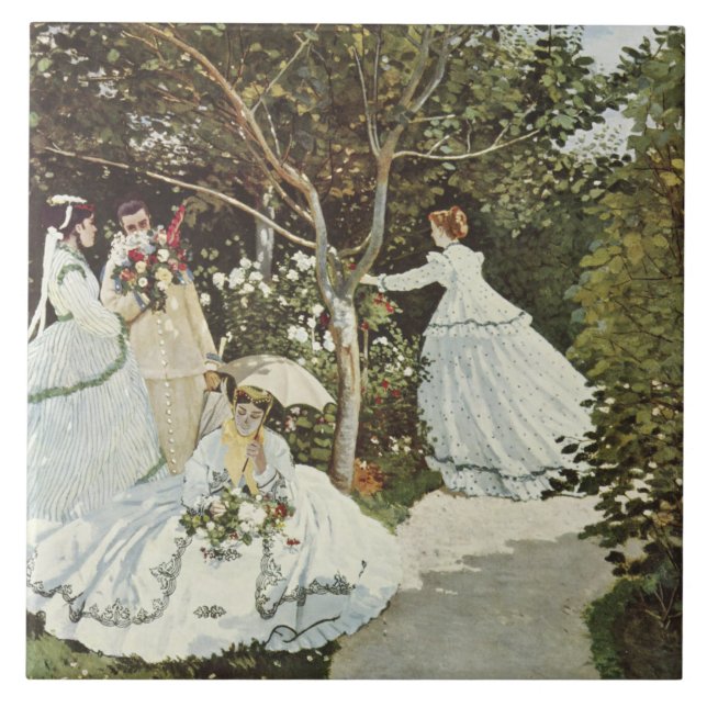 Carreau Un moulin à vent à Zaandam Claude Monet (Devant)