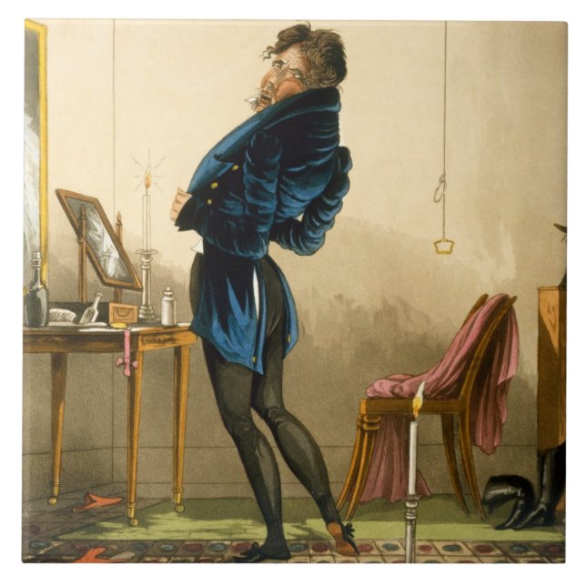Carreau Un nouveau manteau (litho de couleur) (Devant)