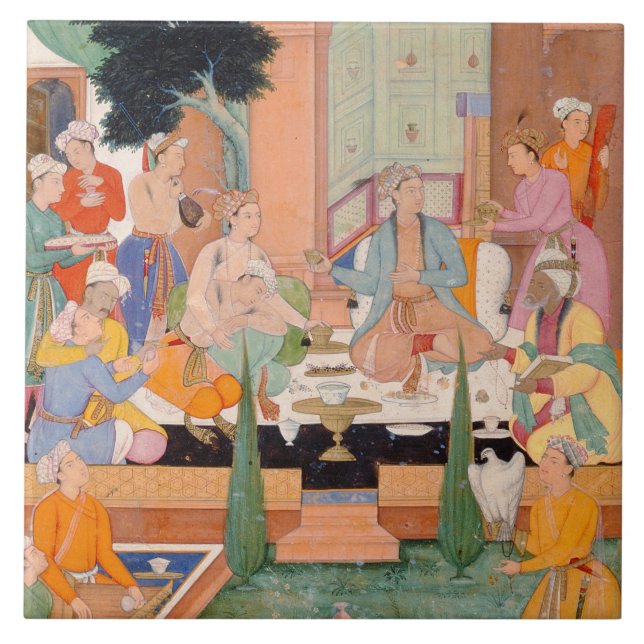 Carreau Un prince et les compagnons prennent les (Devant)