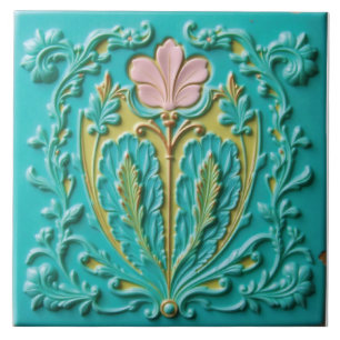 Carreau Un réveil turquoise au printemps