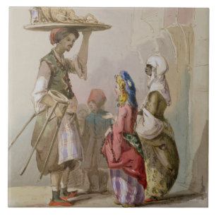 Carreau Un vendeur de pot, c.1855