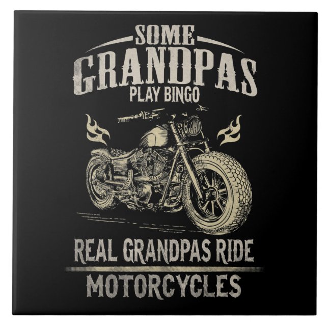 Carreau Un Vrai Cadeau De Moto Grandpas Pour Grandpas.pn (Devant)