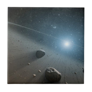 Carreau Une Ceinture Astéroïde Autour De L'Étoile Lumineus