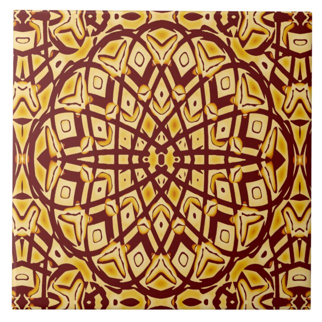 Carreau Une céramique design de texture de bois unique (Devant)
