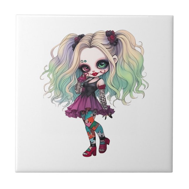 Carreau Une collection de designs Halloween pour jolie fil (Devant)