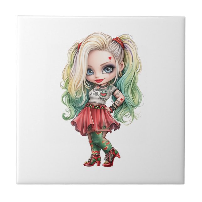 Carreau Une collection de designs Halloween pour une jolie (Devant)