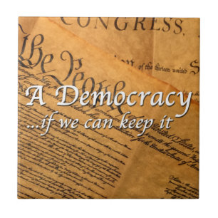 Carreau Une Démocratie Si Nous Pouvons La Maintenir