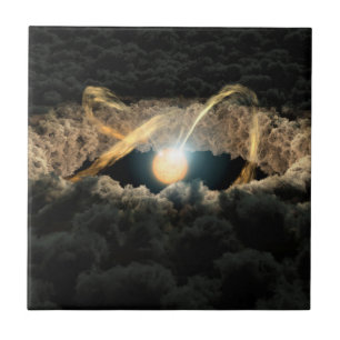 Carreau Une Étoile Entourée D'Un Disque Protoplanétaire