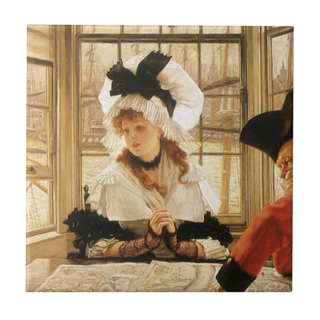 Carreau Une histoire fastidieuse de James Tissot, Art Vint (Devant)