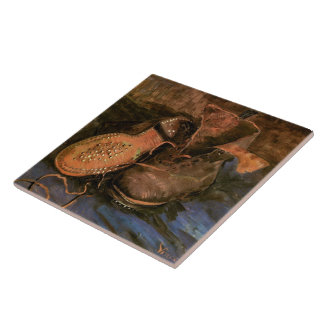 Carreau Une paire de chaussures (F333) Van Gogh Art