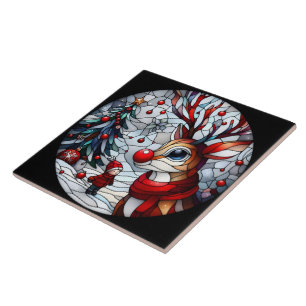 Carreau Une rencontre festive entre l'enfant et le renne