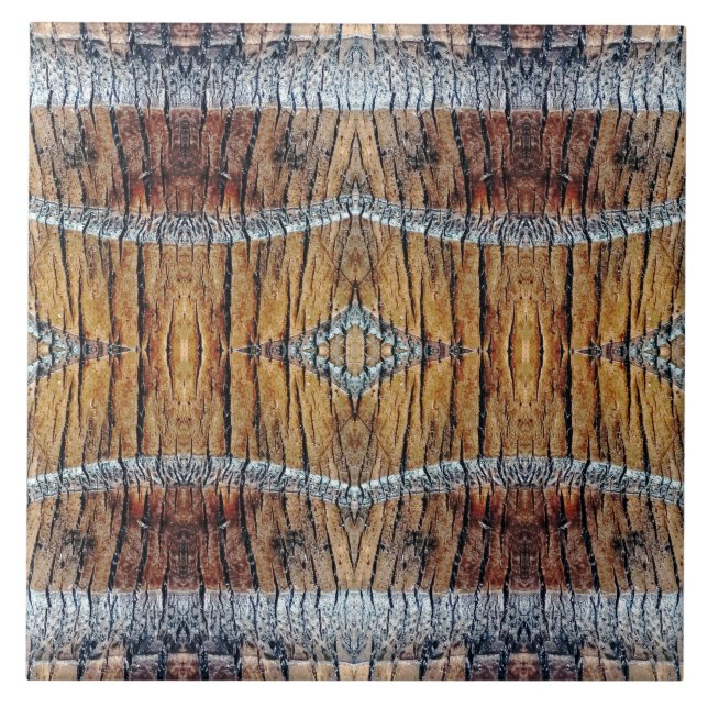 Carreau Une texture boisée vibrante design classique (Devant)