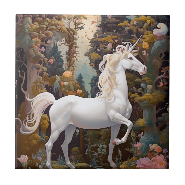 Carreau Unicorn Imaginaire Art (Devant)
