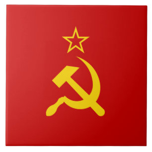 Carreau Union soviétique (URSS) (marteau communiste et fau