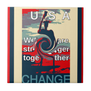 Carreau USA Change : Un design uni plus fort
