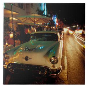 Carreau USA, FL, Miami, South Beach la nuit.2