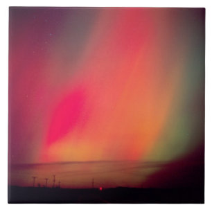 Carreau USA, Idaho. Aurora borealis, aurore boréale