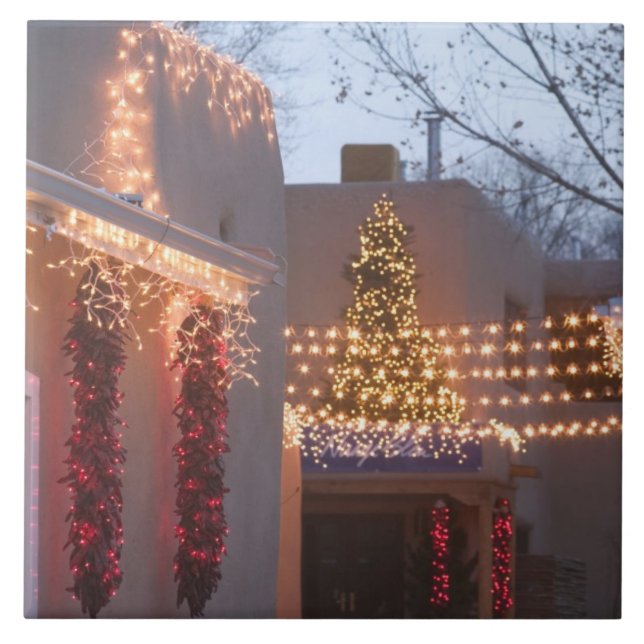 Carreau USA, Nouveau Mexique, Père Noël Fe : Galerie Canyo (Devant)