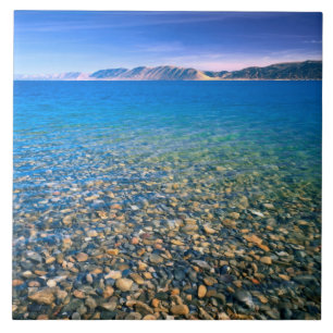 Carreau UTAH. ÉTATS-UNIS. L'eau claire du lac Bear révèle