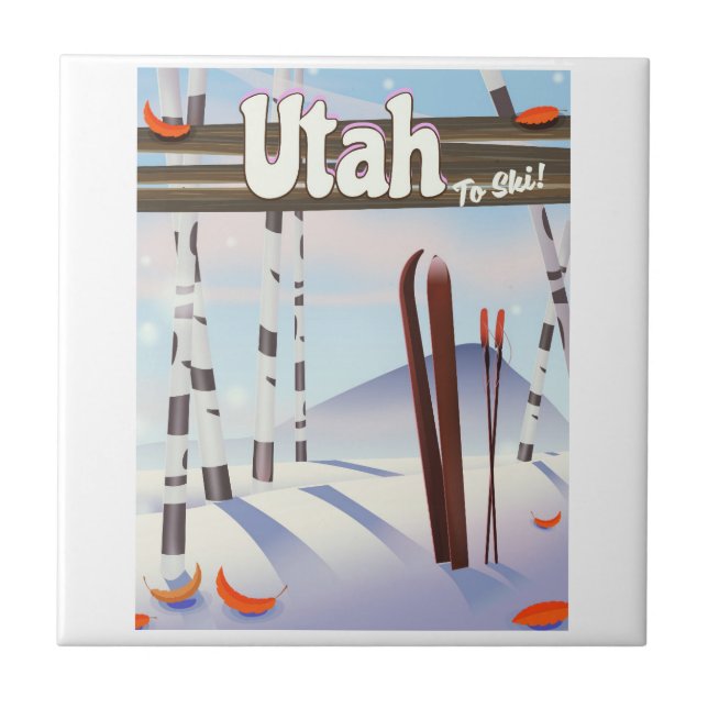Carreau Utah pour skier ! (Devant)