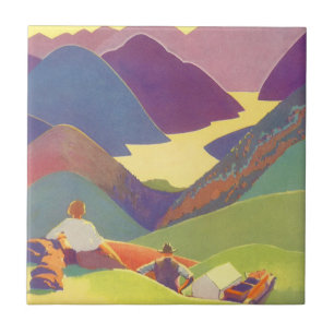 Carreau Vacances vintages en famille, Pique-nique dans les