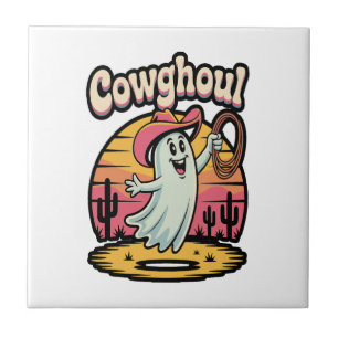 Carreau Vache goule Halloween effrayant