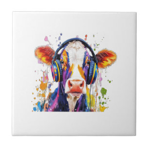 Carreau Vache Highland Colorée