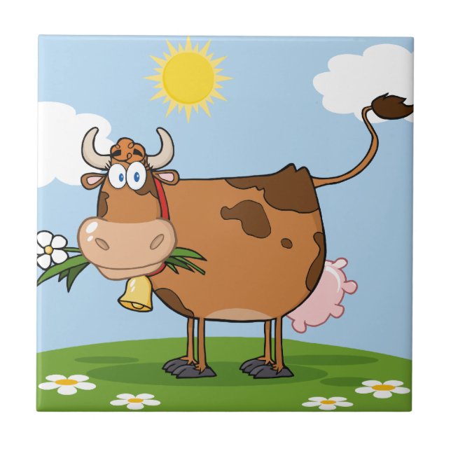 Carreau Vache laitière Brown (Devant)