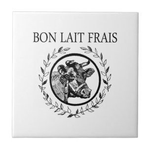 Carreau Vache Laitière Française vintage Crème fraîche