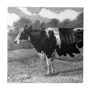 Carreau Vache laitière vintage
