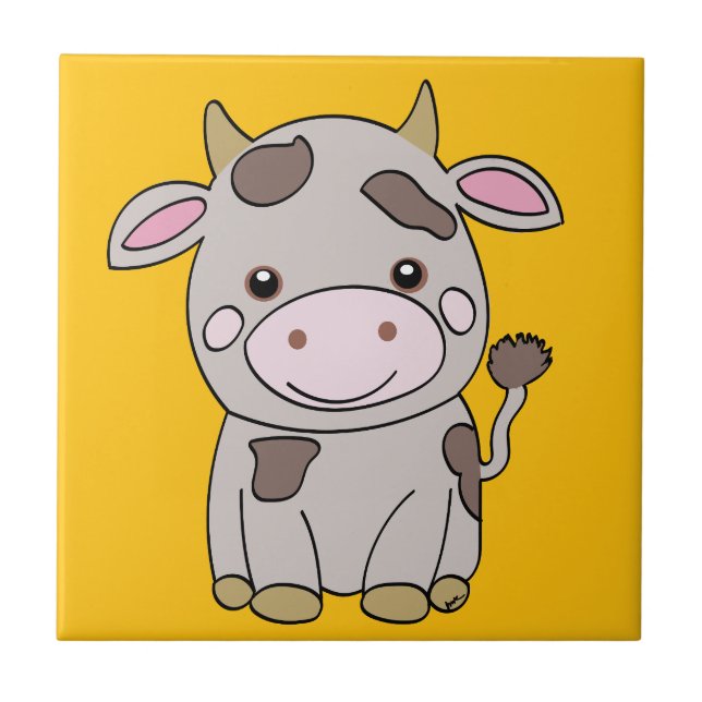 Carreau Vache mignonne (Devant)