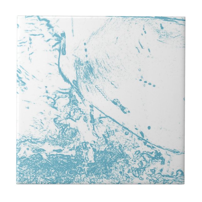 Carreau Vagues bleues (Devant)