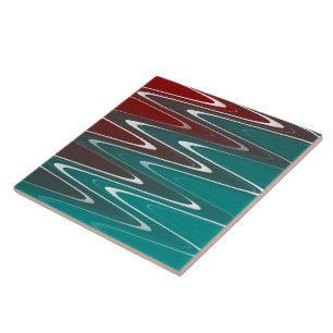 Carreau Vagues en blanc