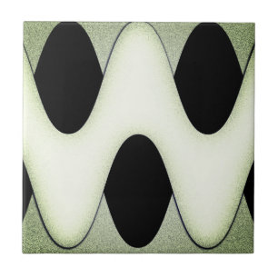 Carreau Vagues fascinantes Créer Design moderne Vert