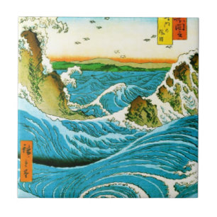 Carreau Vagues japonaises Naruto Tourbillon Océan Artwork