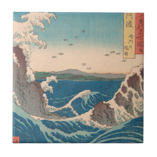 Carreau Vagues japonaises Naruto Tourbillon Océan Artwork