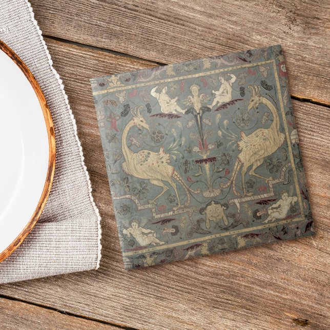 Carreau Valance of Renaissance design, 17th century (silk) (Créateur téléchargé)