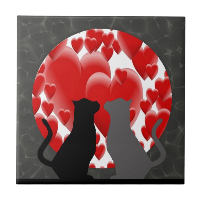 Carreau Valentine Kitties (Devant)