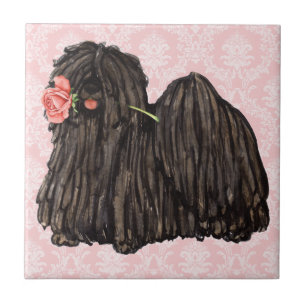 Carreau Valentine Puli rose