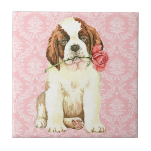 Carreau Valentine Rose St. Bernard
