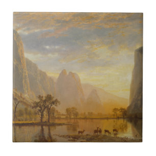 Carreau Vallée du Yosemite (1864) - Albert Bierstadt
