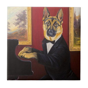 Carreau Valse de piano du berger allemand